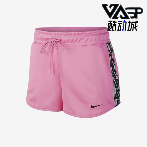 Nike/耐克正品刺绣抽绳系带运动直筒休闲舒适短裤CJ6318-610