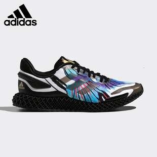 透气运动印花跑步鞋 Adidas Run1.0男女同款 FV5278 阿迪达斯正品