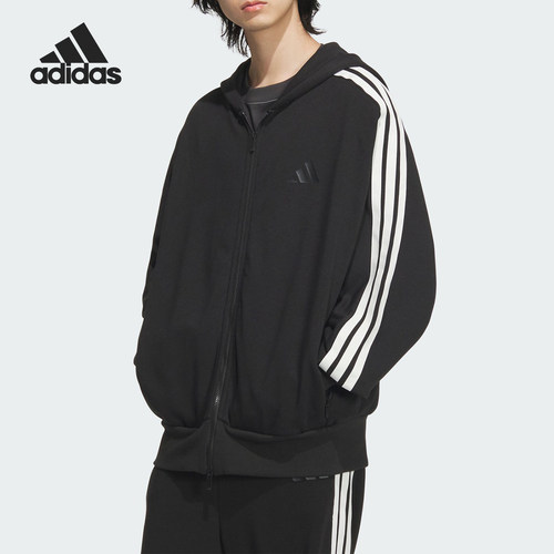 Adidas/阿迪达斯官方正品ST 3ST KN TT 男士宽松夹克外套JL6077