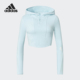 阿迪达斯正品 HDY.女士修身 FUSTL 连帽卫衣JY0218 Adidas