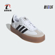 Adidas JI1349 耐磨运动休闲低帮板鞋 阿迪达斯正品 三叶草女士经典