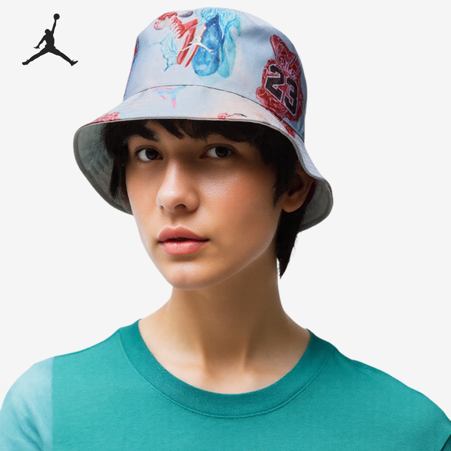 Nike/耐克正品JORDAN男女时尚遮阳双面佩戴渔夫帽HV1096-133