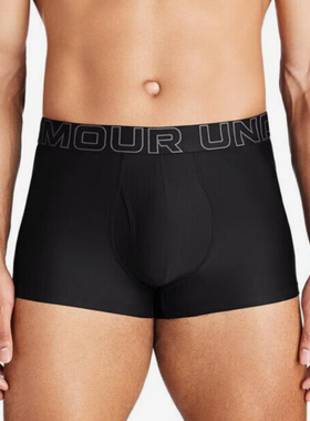 UA/安德玛正品Tech Boxerjock男子亲肤舒适中腰内裤1387418-001
