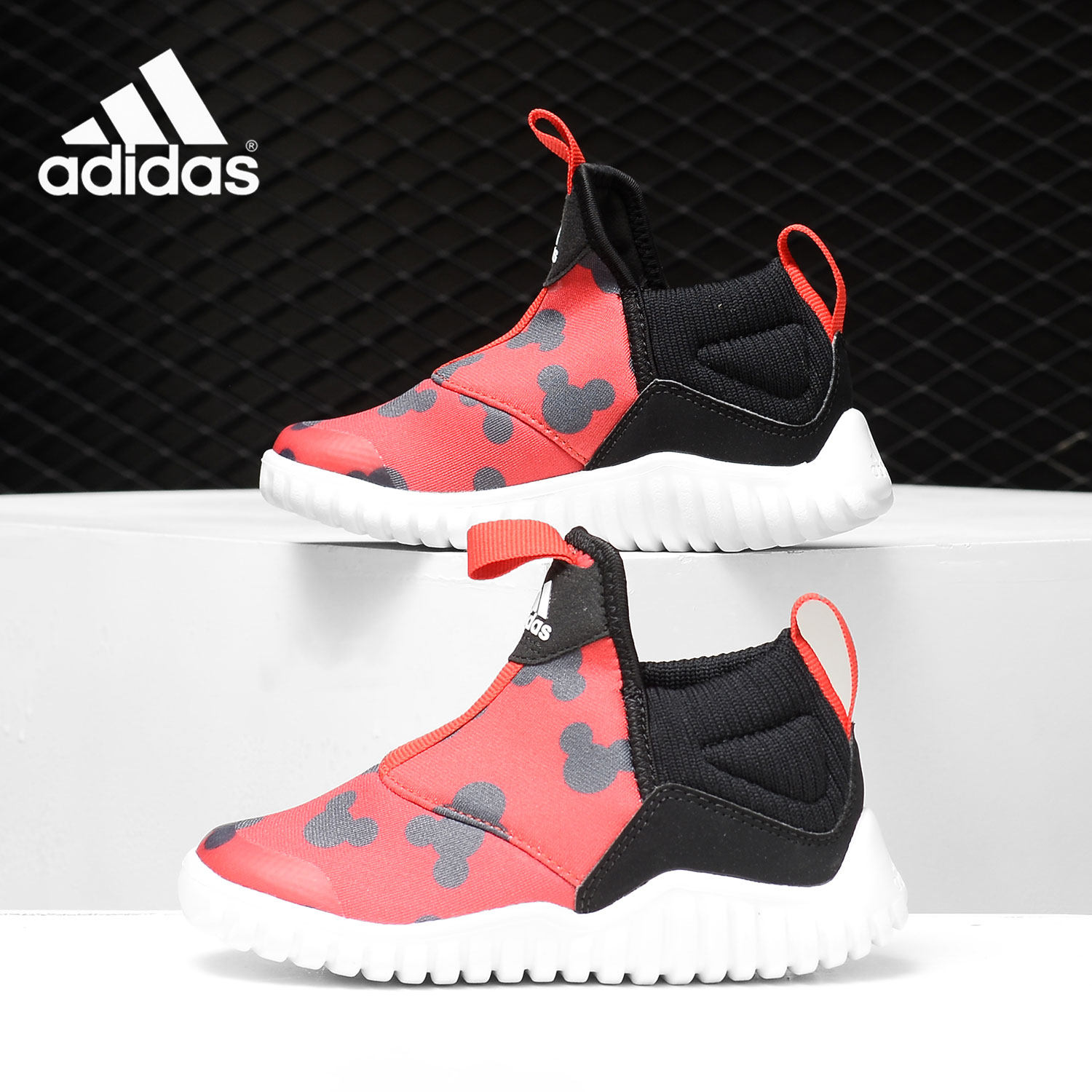 Adidas/阿迪达斯正品当季新款儿童休闲鞋运动一脚蹬海马鞋 AH2533