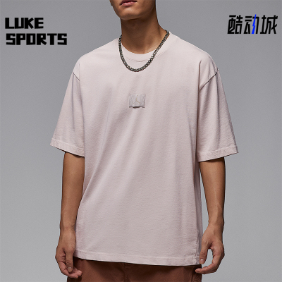 Nike/耐克正品JORDAN男士圆领挺括舒适简约运动短袖HQ8939-104