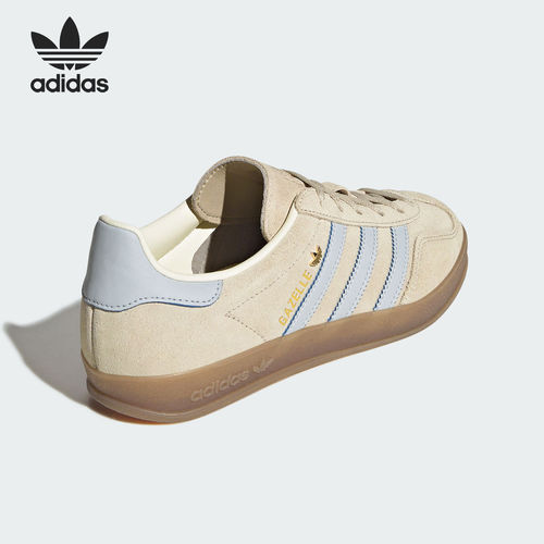 Adidas/阿迪达斯官方正品三叶草女士低帮系带耐磨休闲板鞋JR2432