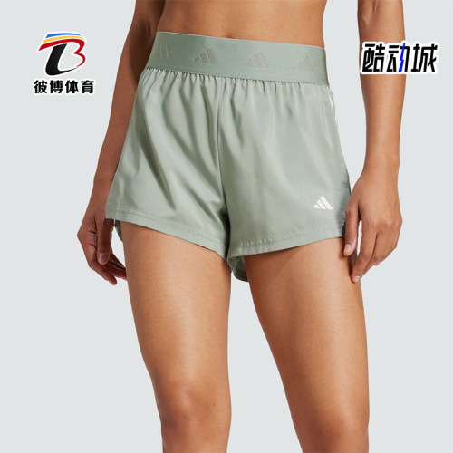 Adidas/阿迪达斯正品女士经典透气松紧三分休闲短裤JC7392