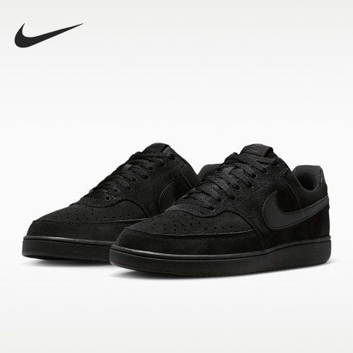Nike耐克正品Court Vision男款低帮系带透气平底板鞋IQ9749-001