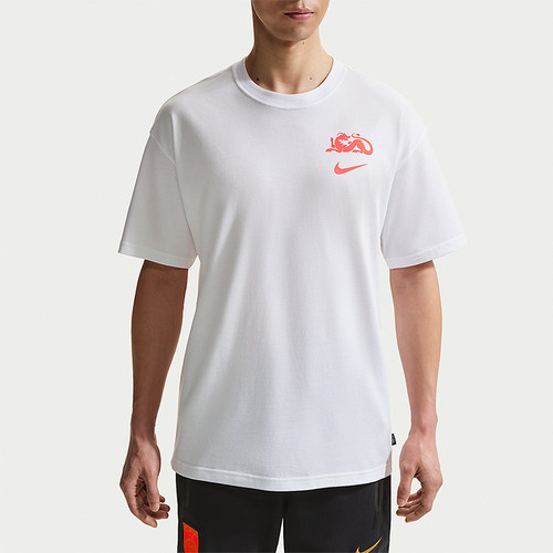 Nike/耐克正品PREMIUM男士透气简约运动足球宽松T恤IQ2216-100