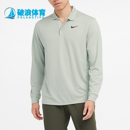 Nike/耐克男士翻领长袖POLO衫