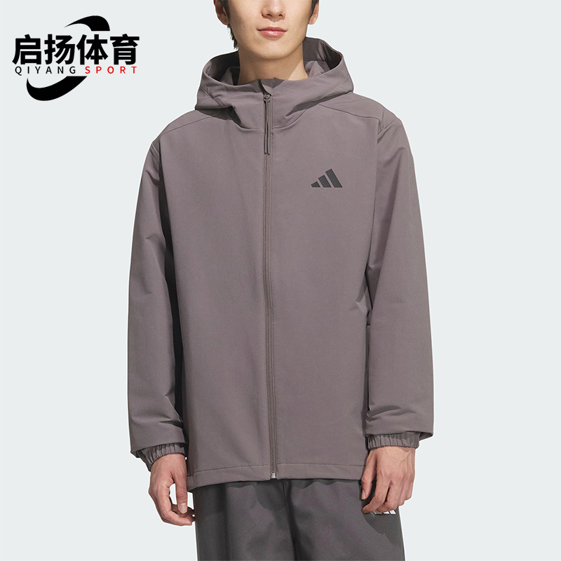 Adidas/阿迪达斯正品V SFT SHELL JK男女休闲运动连帽外套KF5227