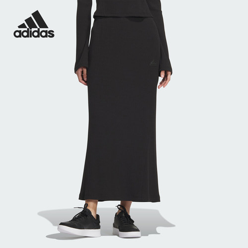 Adidas/阿迪达斯官方正品LOUNGE SKIRT女士运动休闲半身裙JJ3574