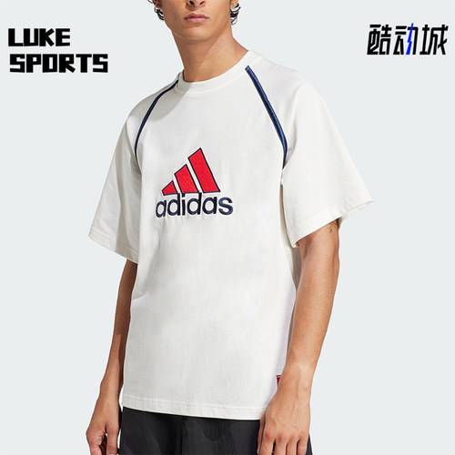 Adidas/阿迪达斯正品2025夏季款男士经典针织运动圆领短袖IM7840