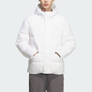 Adidas/阿迪达斯正品V DOWN JKT男女连帽保暖运动羽绒服KQ5520