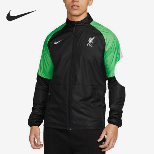 Nike耐克正品Liverpool F.C. Academy男防泼水拼色夹克DV4716-010
