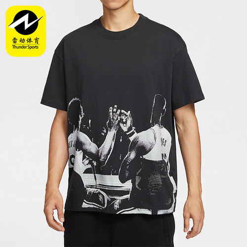 Nike/耐克正品LeBron男士透气篮球图案比赛运动短袖IH8541-045