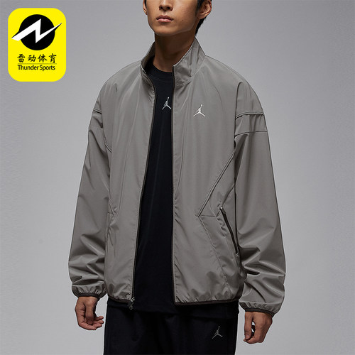 Nike/耐克正品JORDAN男士休闲立领印花梭织运动外套IF1878-095