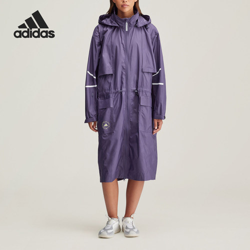 Adidas/阿迪达斯官方正品SW PARKA女士运动宽松连帽外套IW9918