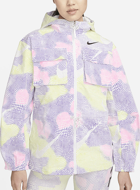 Nike/耐克正品Serena Williams女士时尚连帽户外外套DV8073-702