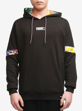 Puma/彪马正品当季新款男子拼色连帽休闲套头卫衣 INTL 531330-01
