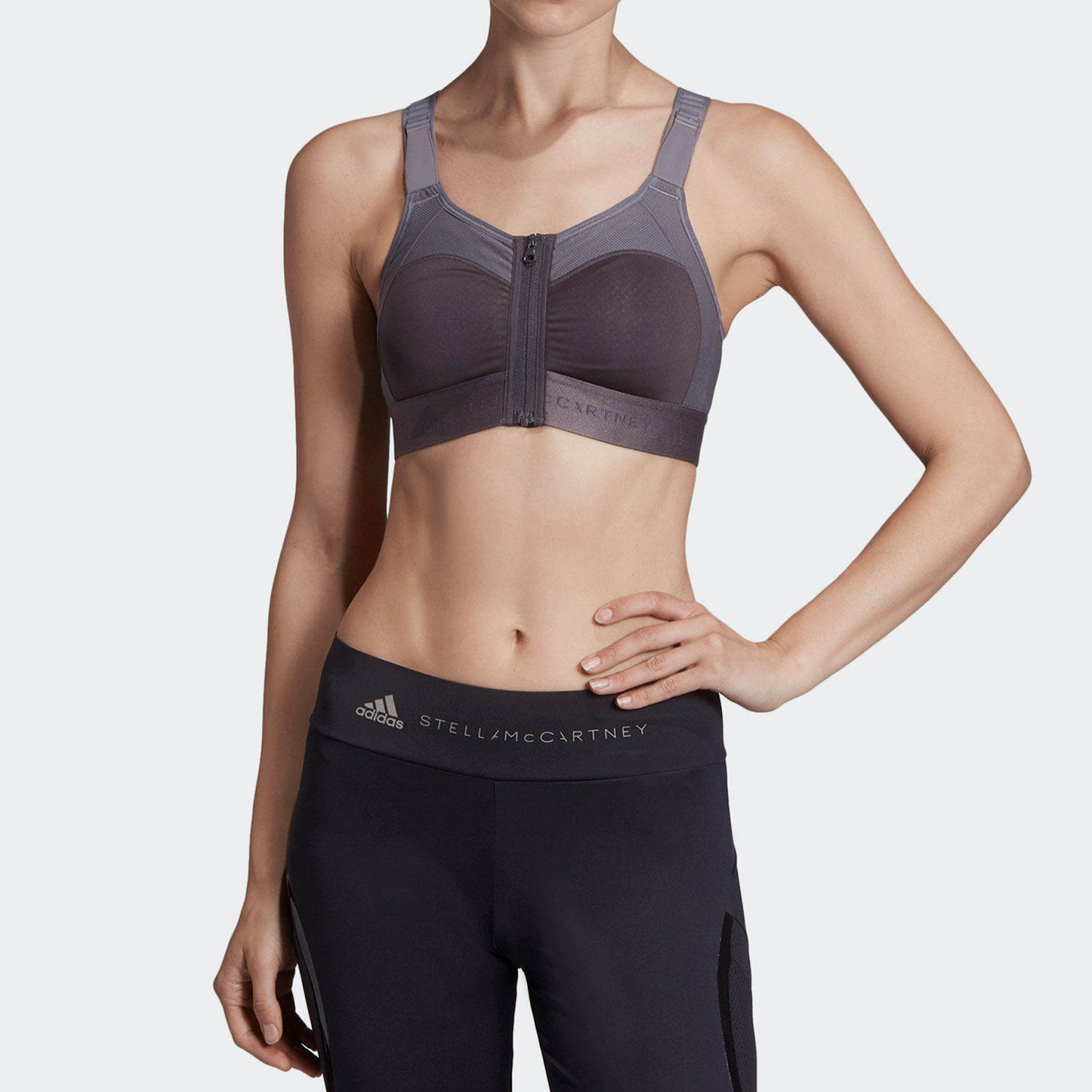 Adidas阿迪达斯正品女无钢圈背心式中度运动文胸健身内衣FL2367