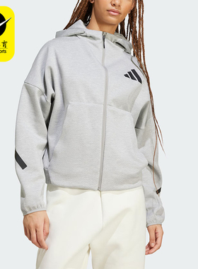 Adidas/阿迪达斯正品Z.N.E女士拉链休闲连帽户外外套JD9593