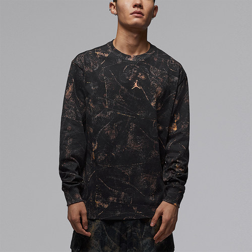 Nike/耐克正品JORDAN男士圆领套头印花经典长袖上衣IF3047-010