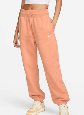 Nike/耐克正品运动女士时尚宽松束脚系带针织长裤DQ5887-225