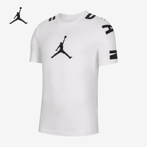 Nike/耐克正品JORDAN男士印花运动透气宽松短袖CZ2490-100