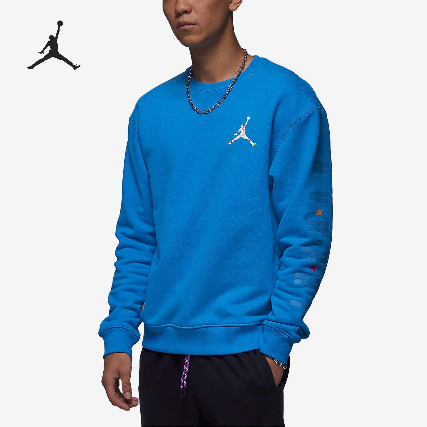 Nike/耐克正品Air Jordan男子宽松运动套头卫衣FB7658-435