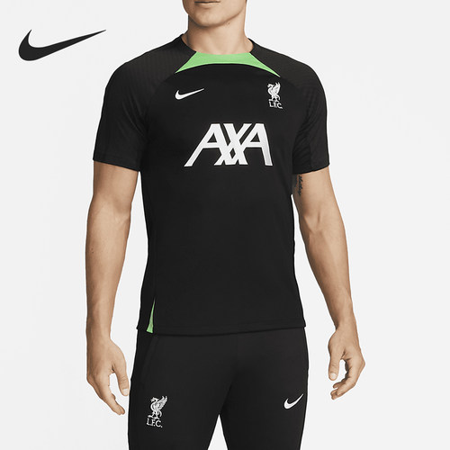 Nike/耐克正品Dri-FIT男士运动足球训练套头短袖DX3020-014
