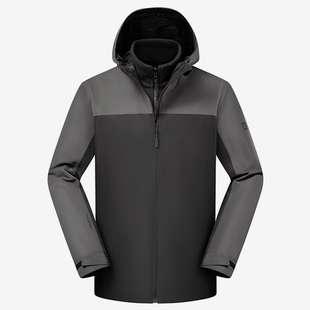 拼接女士三合一冲锋衣5031031 狼爪正品 6000 wolfskin Jack