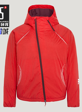 Adidas/阿迪达斯正品2025冬季款女士日常连帽梭织保暖棉服KV4863