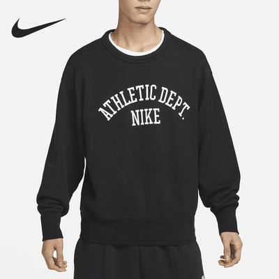Nike/耐克正品2025男士美式复古字母印花运动卫衣DX0026-010