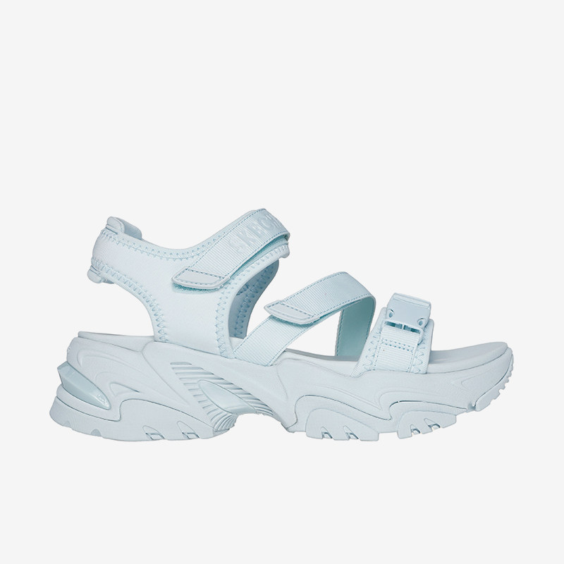 Skechers/斯凯奇正品新款女士轻盈舒适厚底耐磨休闲机甲凉鞋