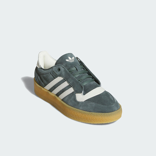 阿迪达斯男女复古轻便翻毛皮板鞋