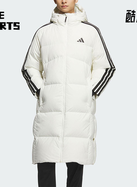 Adidas/阿迪达斯正品2025秋季款男士日常保暖长款羽绒服KC2497