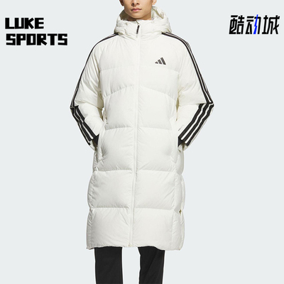 Adidas/阿迪达斯正品2025秋季款男士日常保暖长款羽绒服KC2497