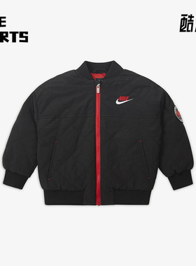Nike/耐克正品Midweight 小童拉链保暖运动休闲羽绒服DZ9732-010
