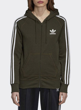 Adidas/阿迪达斯正品 2020春季新款三叶草女子运动连帽外套DP9040