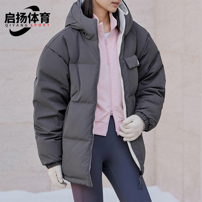 Adidas/阿迪达斯正品JACKET DOWN男士休闲双面穿连帽羽绒服KQ5543