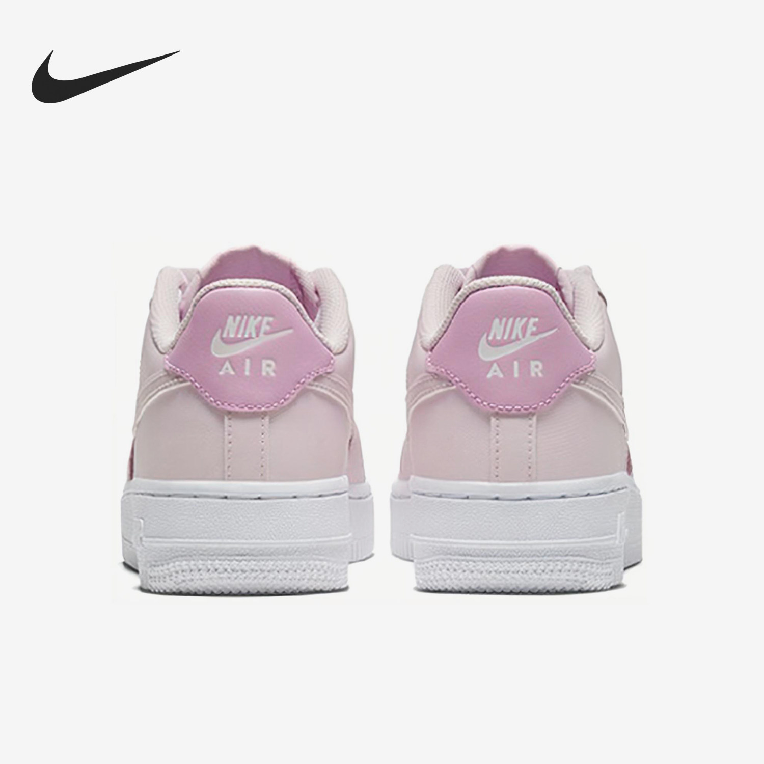 Nike/耐克正品Air Force 1 GS女子大童低帮板鞋CV9646-600