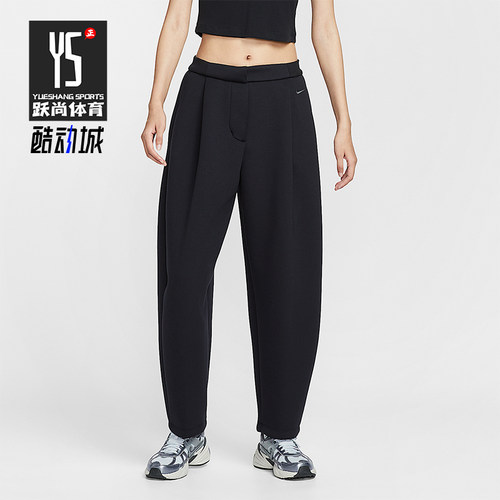 Nike/耐克正品2025冬季女士简约运动休闲中腰宽松长裤HV1965-010
