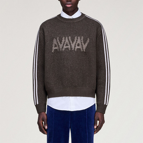 Adidas/阿迪达斯正品三叶草AVKNITSWEATER经典休闲针织衫JZ0620