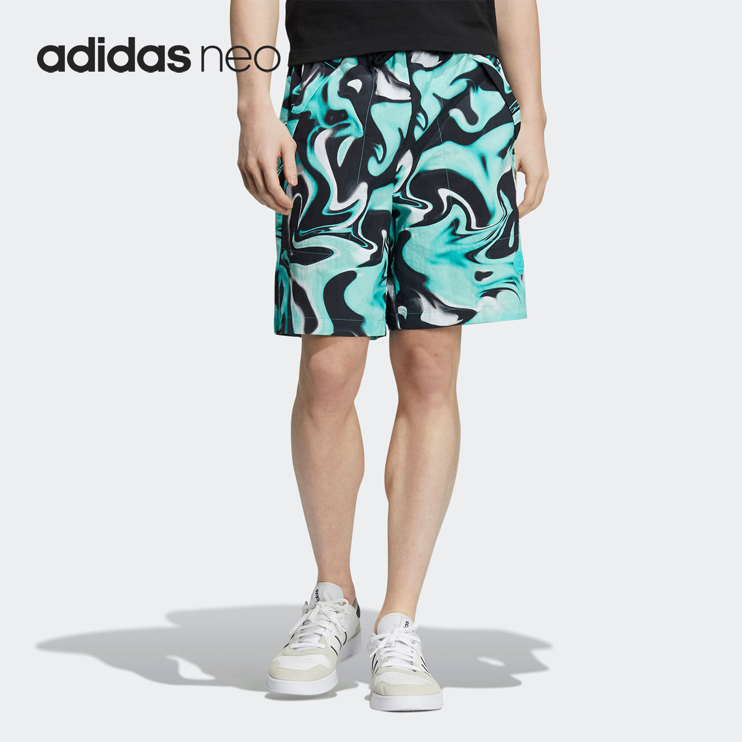 Adidas/阿迪达斯正品夏季neo新款休闲印花男子运动短裤HD4654,运动服/休闲服装,运动中长裤／短裤,淘宝优惠券,粉丝福利购,淘宝优惠卷