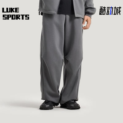 Adidas/阿迪达斯正品2026男士经典针织运动简约宽松长裤KG0748