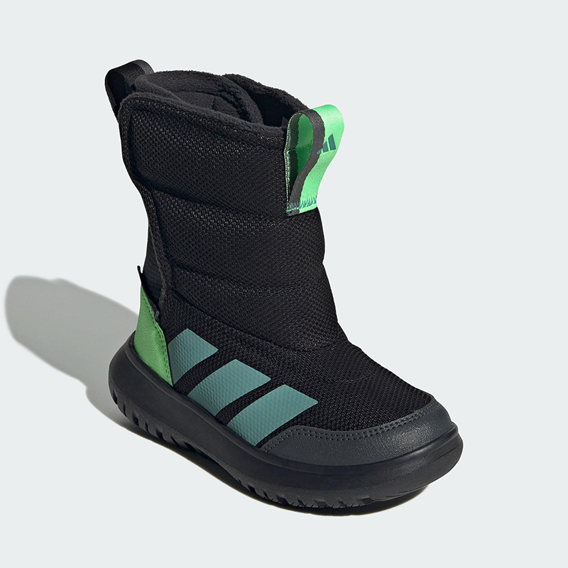 Adidas/阿迪达斯正品WINTERPLAY小童加绒保暖高帮雪地靴JQ2630