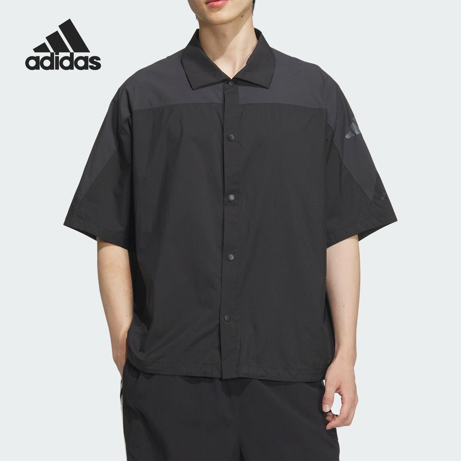 Adidas/阿迪达斯官方正品TH LW SHIRT男士宽松梭织运动衬衫JZ8404
