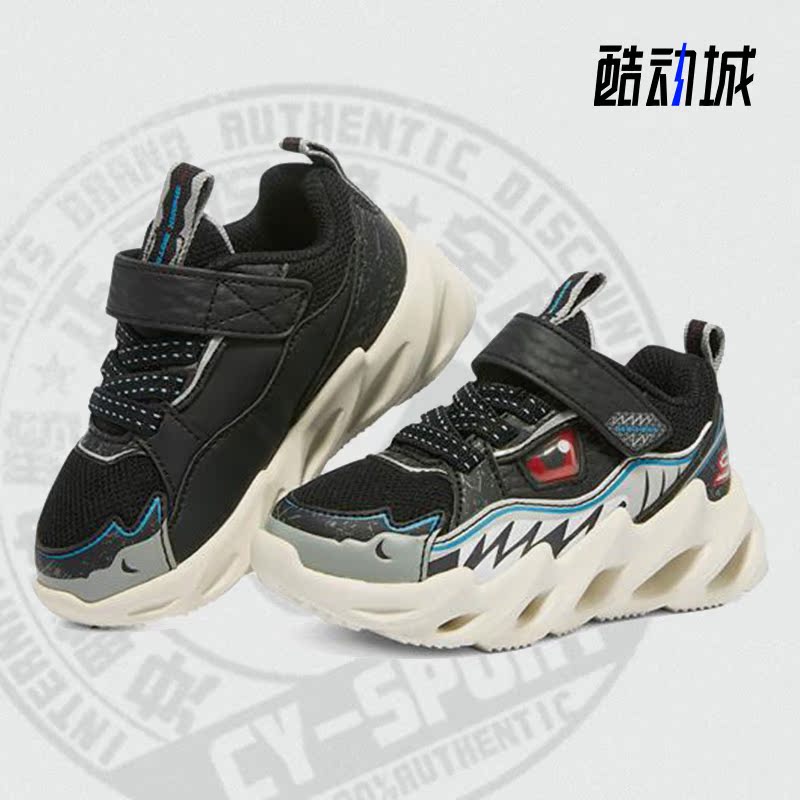 Skechers/斯凯奇正品年夏季新款男小童休闲透气运动鞋402112N