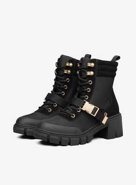 Skechers/斯凯奇正品TOP NOTCH女子时尚潮酷休闲高帮马丁靴